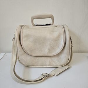 Vintage Dionite Cosmetic Travel Bag Cream